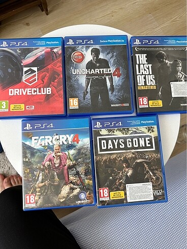 Playstation 4 Oyunları (5 Adet)
