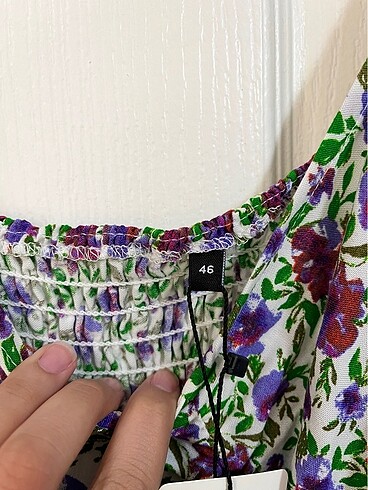 46 Beden çeşitli Renk Trendyol çiçekli elbise