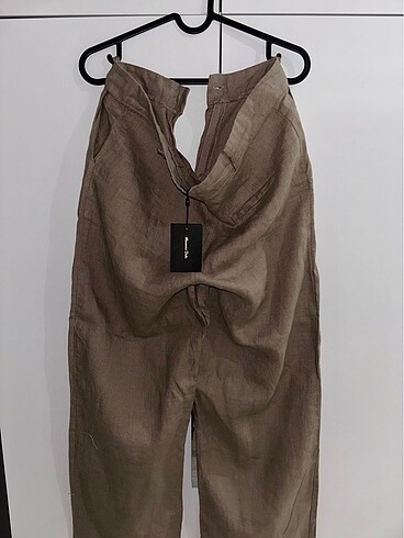m Beden Massimo Dutti Keten Pantolon