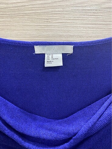 m Beden lacivert Renk H&M triko elbise