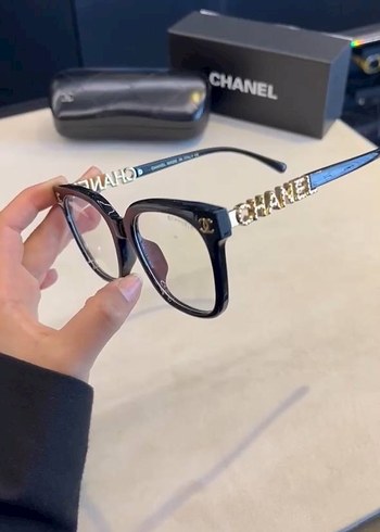 Beden siyah Renk CHANEL şeffaf Gözlüğü