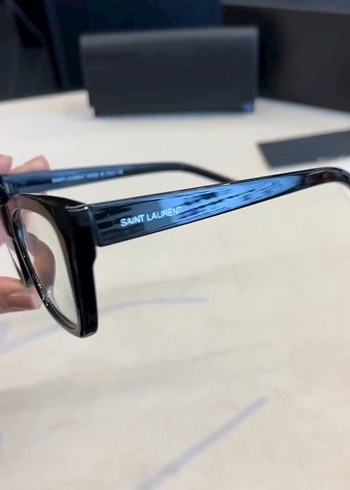  Beden Saint laurent şeffaf gözlük sıfır