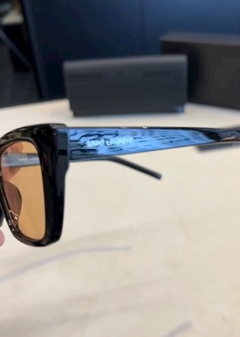  Beden Saint laurent şeffaf Bej Tonlu güneş Gözlüğü sıfır