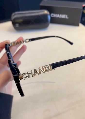  Beden siyah Renk Chanel Siyah Kadın Güneş Gözlüğü