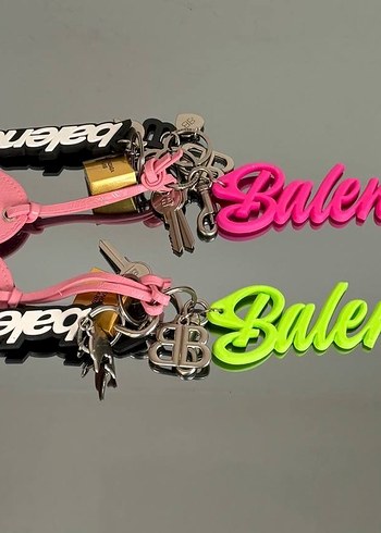 Balenciaga charm çanta charmı anahtarlık aksesuar - Görsel 3