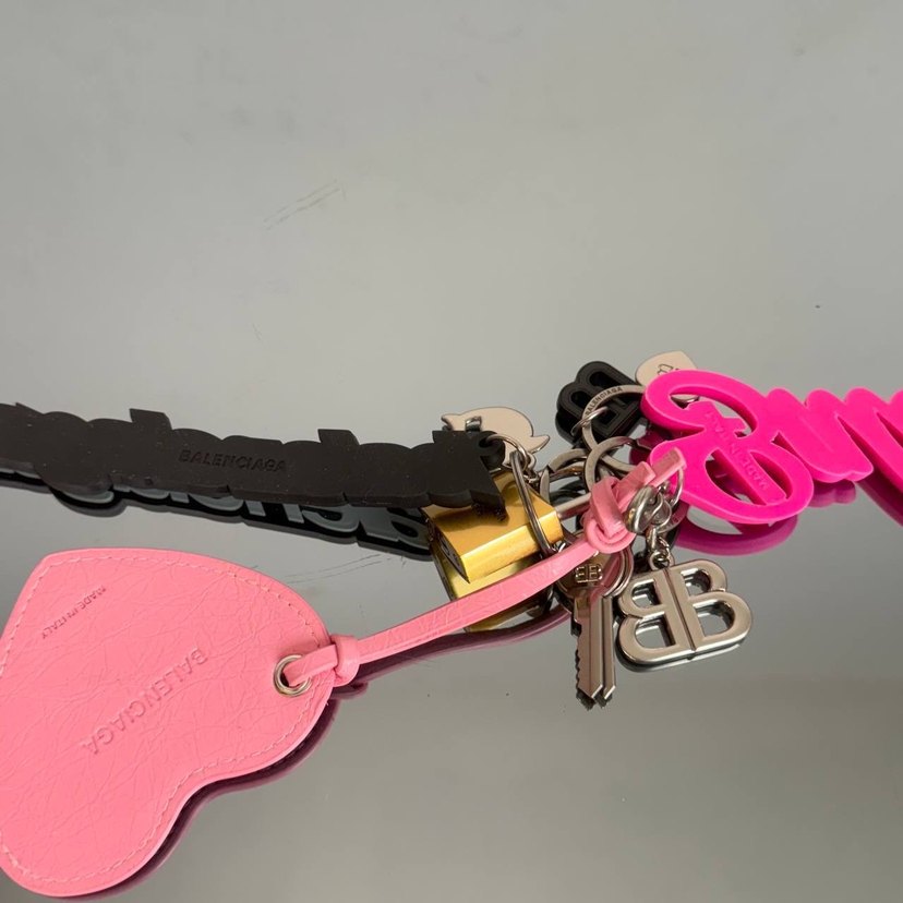 Balenciaga charm çanta charmı anahtarlık aksesuar - Görsel 2