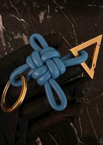 Bottega veneta mavi charm çanta anahtarlık - Görsel 10
