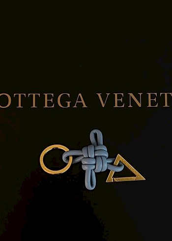 Bottega veneta mavi charm çanta anahtarlık - Görsel 7
