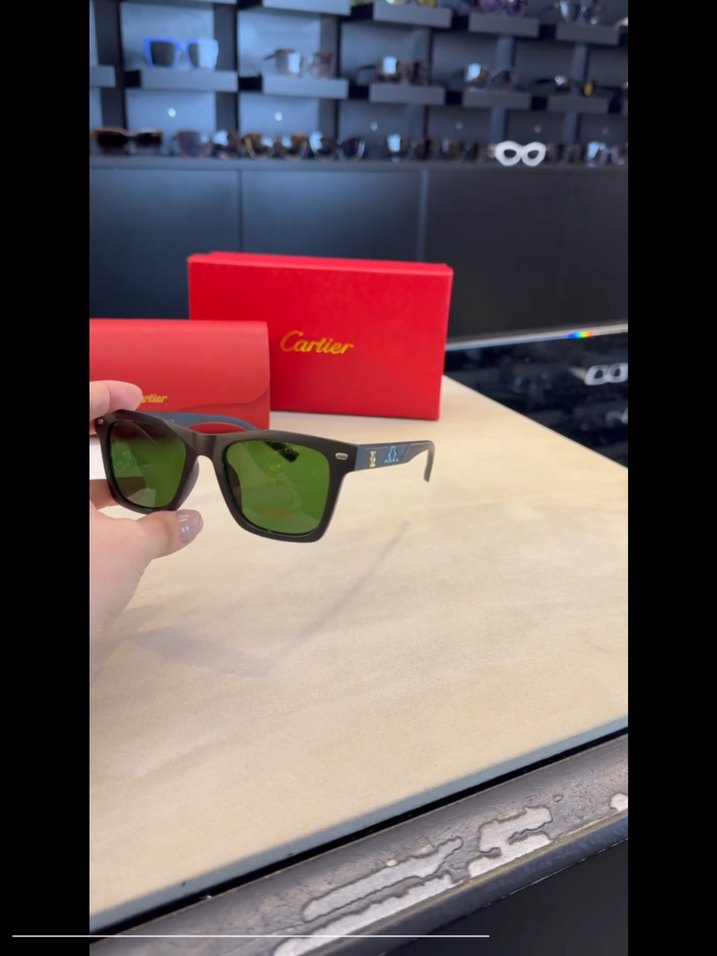 Cartier güneş gözlüğü gözlük yeni etiketli - Görsel 2