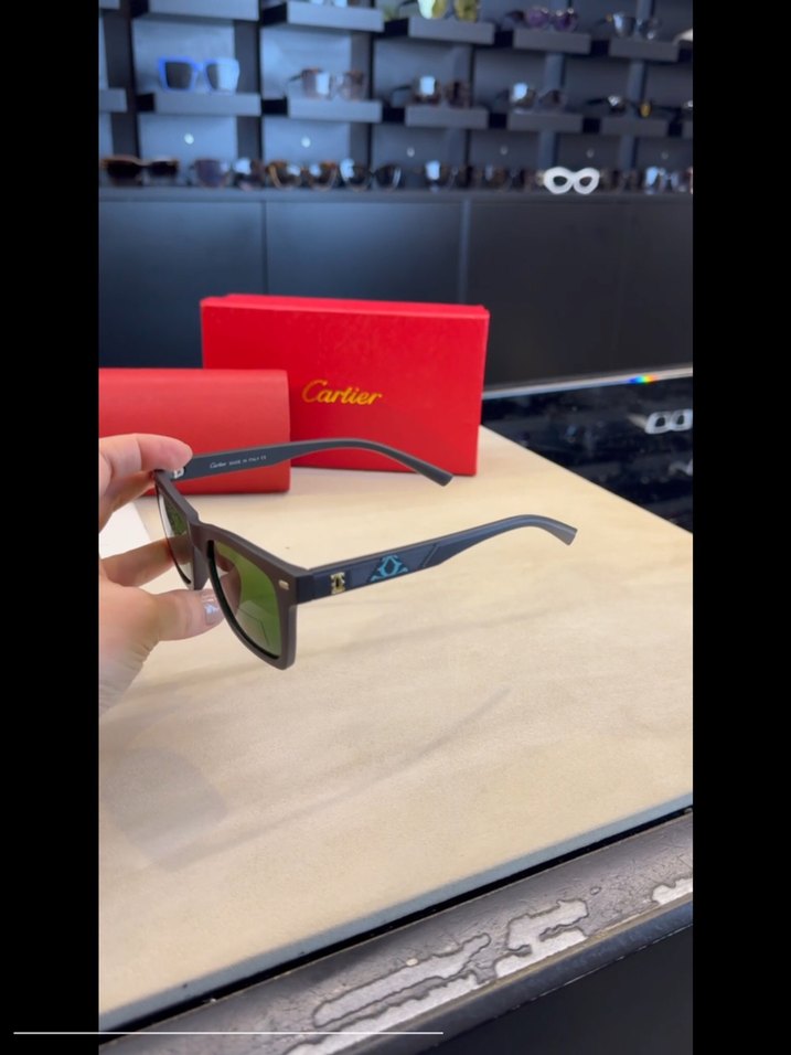 Cartier güneş gözlüğü gözlük yeni etiketli - Görsel 3