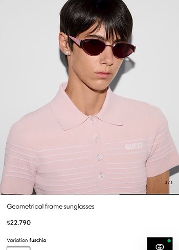 Gucci kahve gözlük - Görsel 6