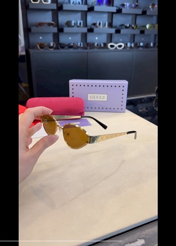 Gucci kahve gözlük - Görsel 3