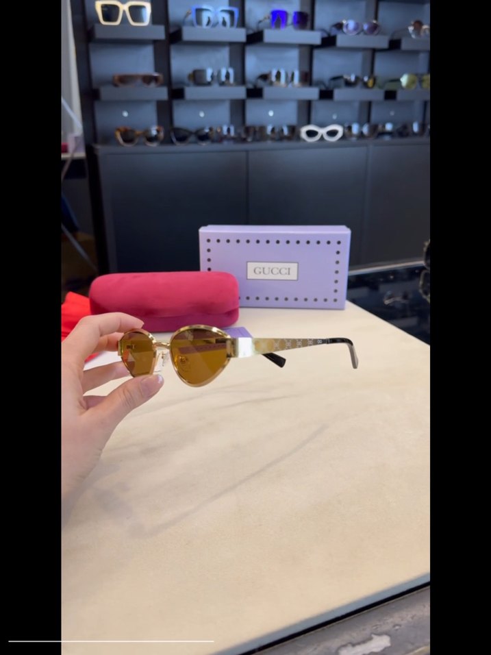 Gucci kahve gözlük - Görsel 5