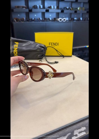 Fendi Kadın Kahverengi Gözlük - Görsel 4