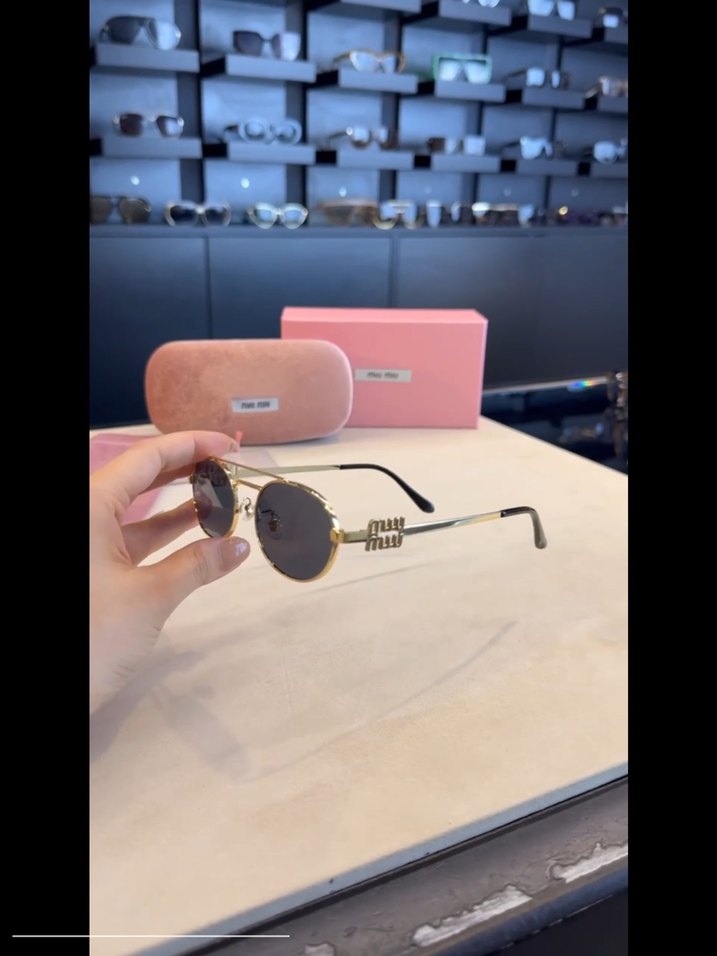 Miu miu güneş gözlüğü gözlük - Görsel 3