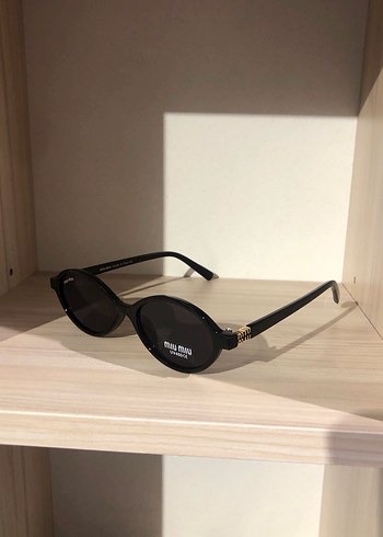 Miu miu oval güneş gözlüğü gözlük - Görsel 8