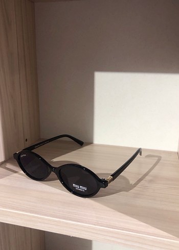 Miu miu oval güneş gözlüğü gözlük - Görsel 5
