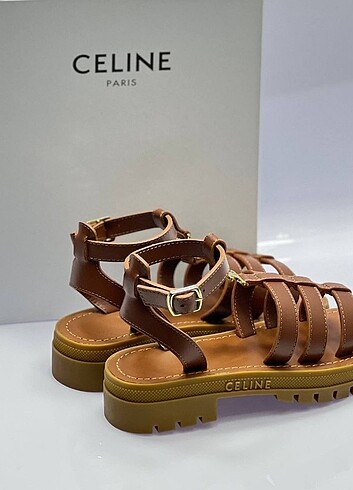 38 Beden kahverengi Renk celine sandalet