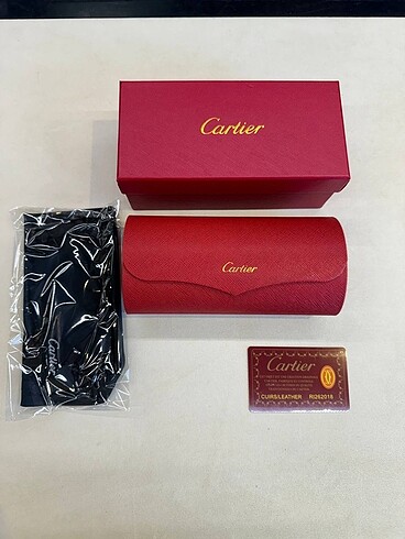 Cartier gözlük kutusu set