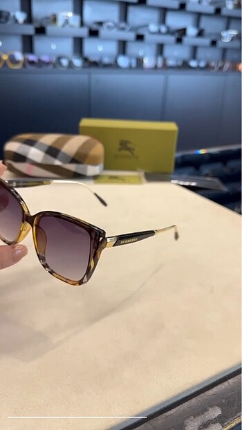 Beden kahverengi Renk Burberry güneş gözlük