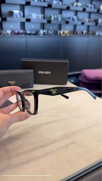 Prada Prada şeffaf gözlük