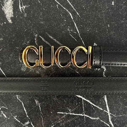 Beden Gucci 2 cm hakiki deri kemer