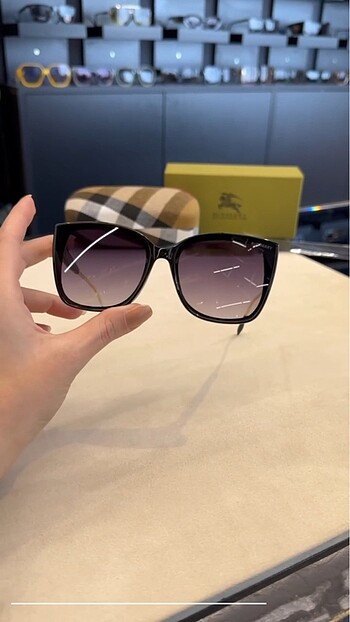 Beden siyah Renk Burberry güneş gözlüğü