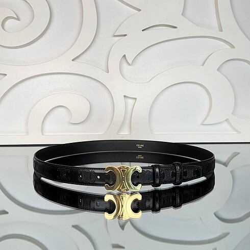 Celine kemer 2.5 cm celine deri kemer triomphe belt