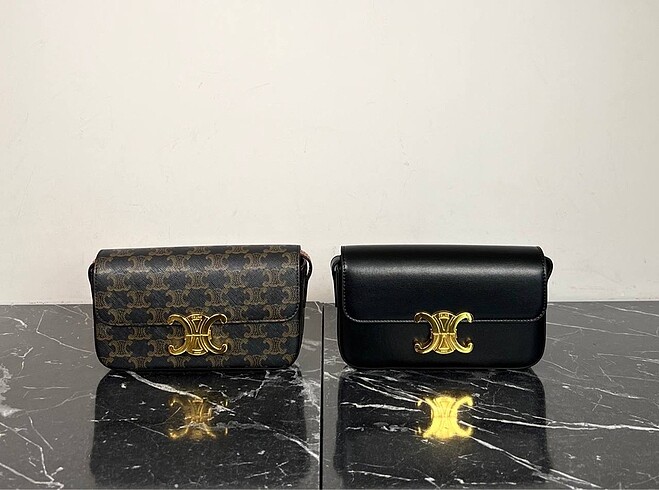 Beden siyah Renk Celine lızard bag small