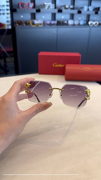 Beden çeşitli Renk Cartier güneş gözlüğü