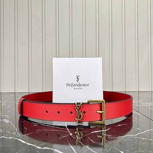 Saint Laurent Saınt laurent derı kemer