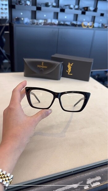 Beden siyah Renk Saint laurent şeffaf gözlük