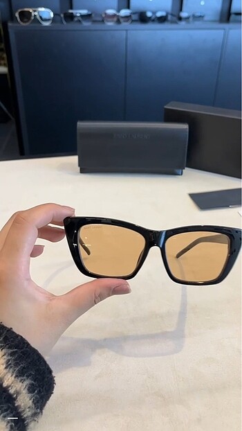 Saint Laurent Saint laurent şeffaf gözlük