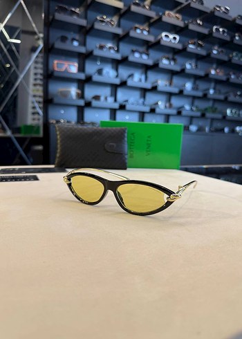 Bottega Veneta BOTTEGA VENETA SARI CAMLI GÜNEŞ GÖZLÜĞÜ