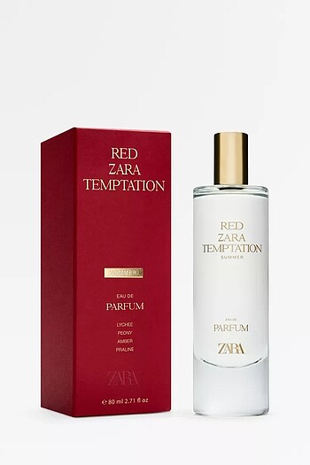  Beden RED ZARA TEMPTATION SUMMER EDP 80 ML (2.71 FL. OZ)