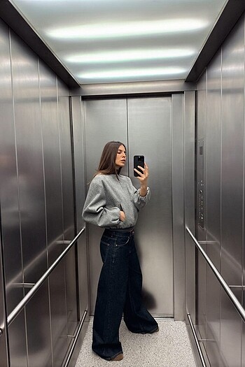 s Beden ELASTİK KENARLI YUMUŞAK BOMBER CEKET