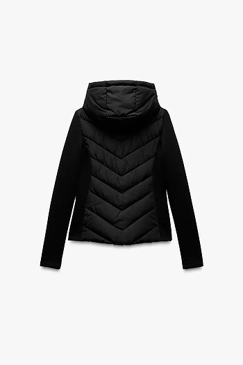 Zara KONTRAST ŞİŞME MONT