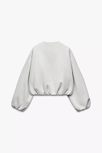 Zara ELASTİK KENARLI YUMUŞAK BOMBER CEKET