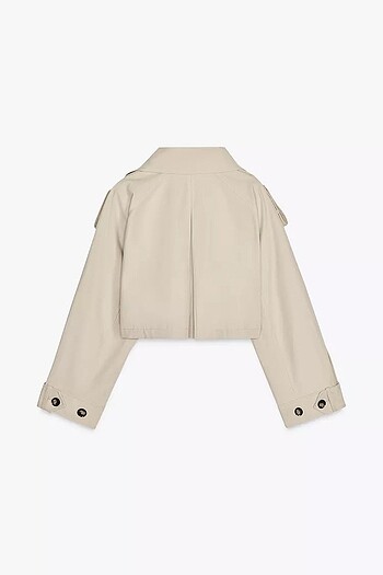 Zara KRUVAZE KISA TRENÇKOT