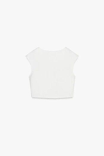 Zara DÜĞMELİ KREP TOP