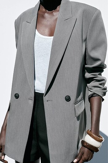 m Beden KRUVAZE OVERSIZE BLAZER