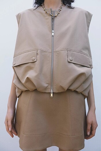 xs Beden ZW COLLECTION OVERSIZE YELEK