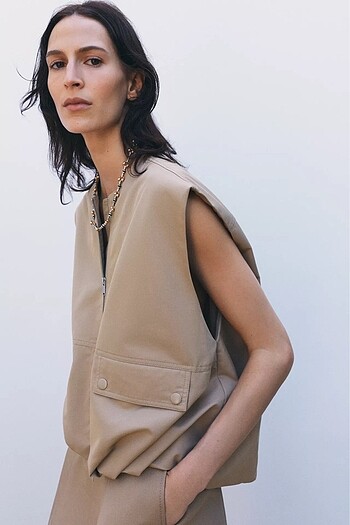 Zara ZW COLLECTION OVERSIZE YELEK
