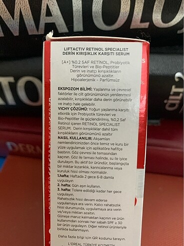 VICHY VICHY DERİN KIRIŞIKLIK KARŞITI SERUM 30lm