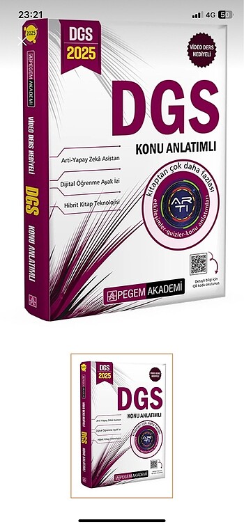 DGS test kitabı