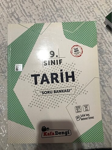 9.SINIF TARİH SORU BANKASI KAFADENGİ YAYINLARI