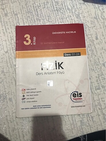 EİS YAYINLARI AYT FİZİK 3.KİTAP