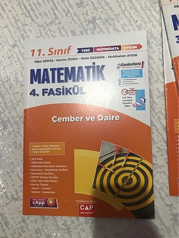  ÇAP 11.SINIF FASİKÜLLERİ EŞİTSİZLİK - ÇEMBER DAİRE- KATI CİSİM O