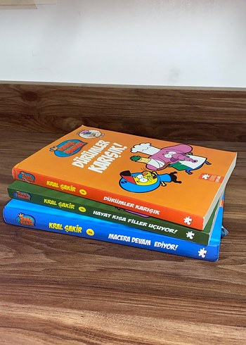 Kral Şakir Çocuk Kitap Seti - 3 Kitap