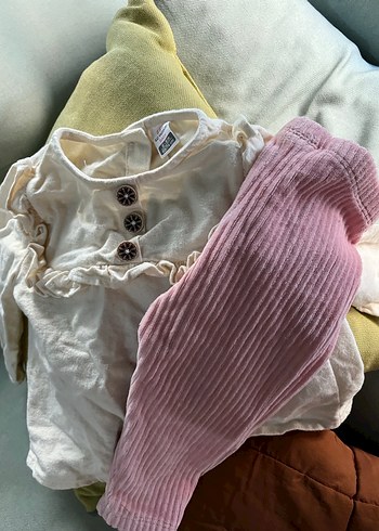 Kız Çocuk Beyaz Keten Gömlek - Görsel 4